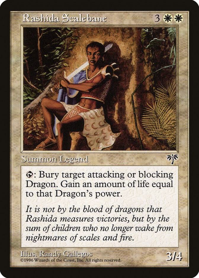 Rashida Scalebane - Mirage - Magic: The Gathering - TCGplayer.com