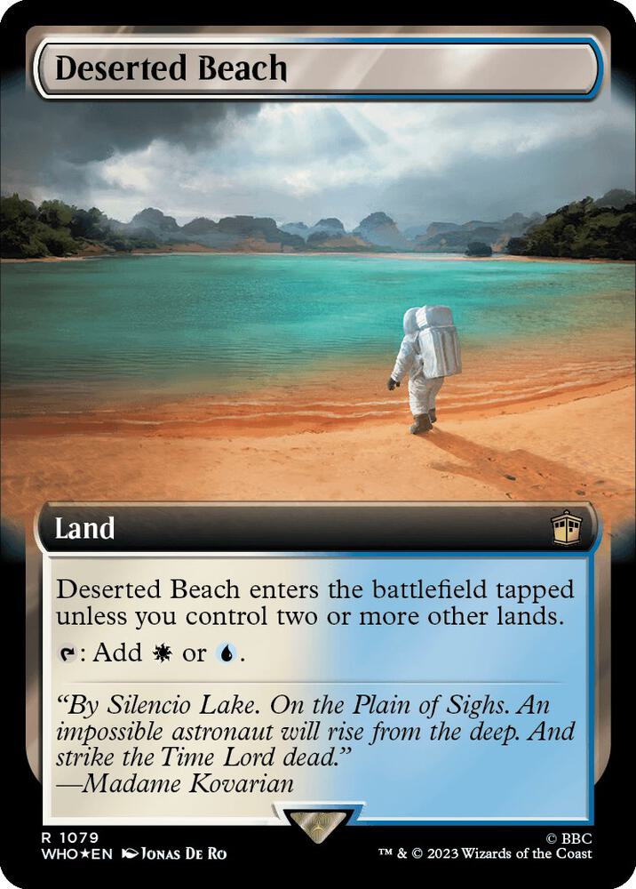 Deserted Beach (Extended Art) (Surge Foil)