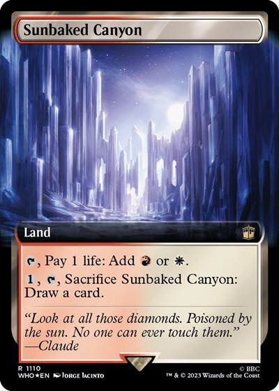 Sunbaked Canyon (Extended Art) (Surge Foil)