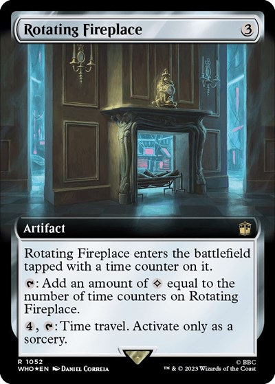 Rotating Fireplace (Extended Art) (Surge Foil)