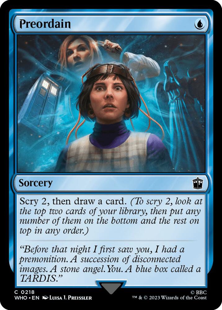 Preordain 218 card