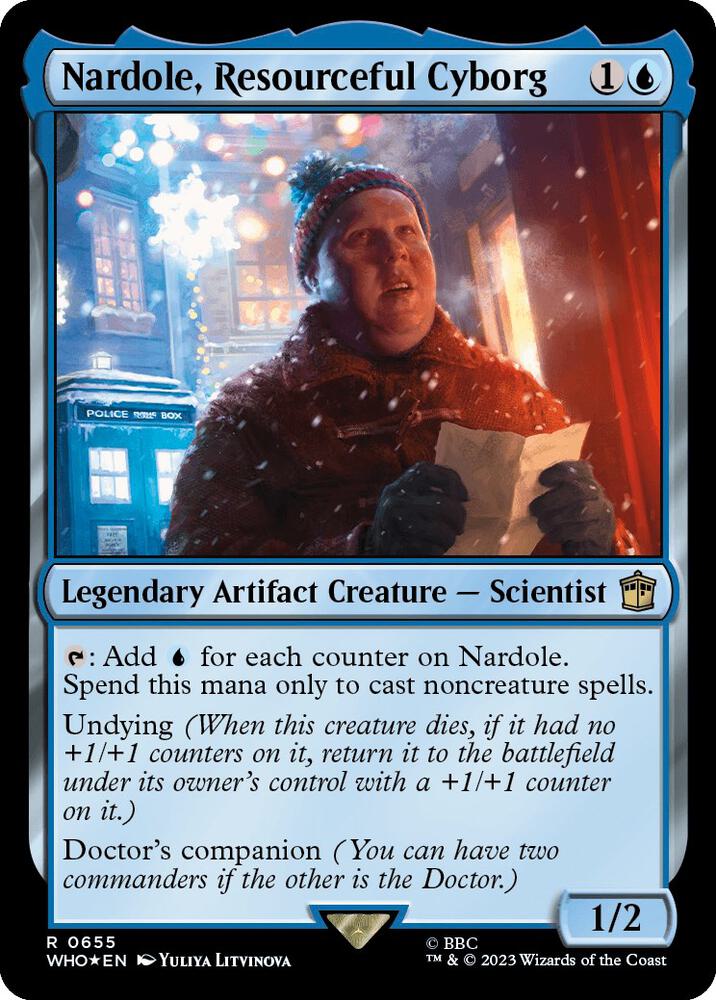 Nardole, Resourceful Cyborg (Surge Foil) - Universes Beyond 