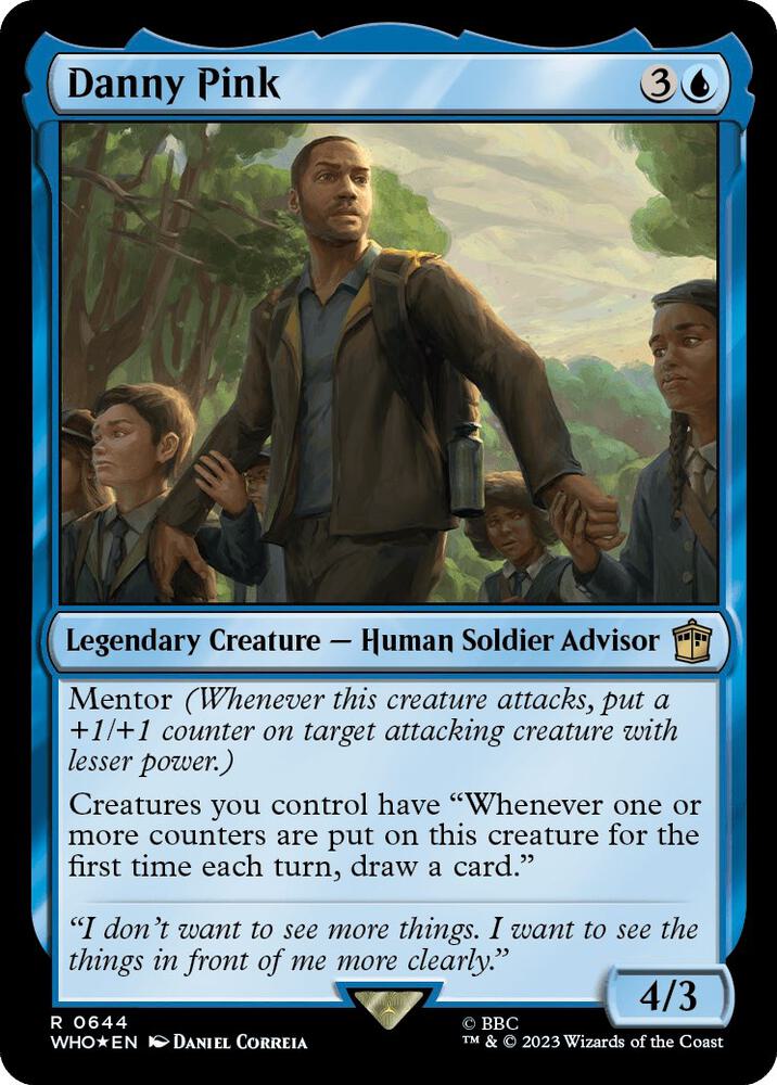 MTG ダニー・ピンク サージFOIL Danny Pink (Surge Foil) - Universes Beyond: Doctor Who