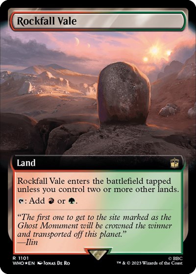 Rockfall Vale (Extended Art) (Surge Foil)