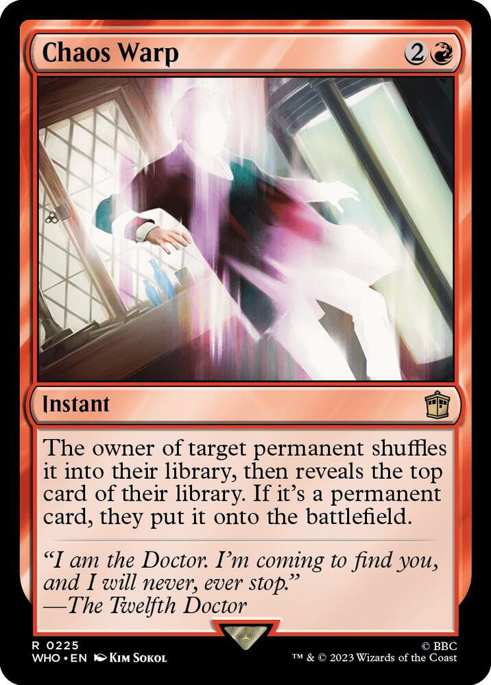 Chaos Warp - Universes Beyond: Doctor Who - Magic: The Gathering -  TCGplayer.com
