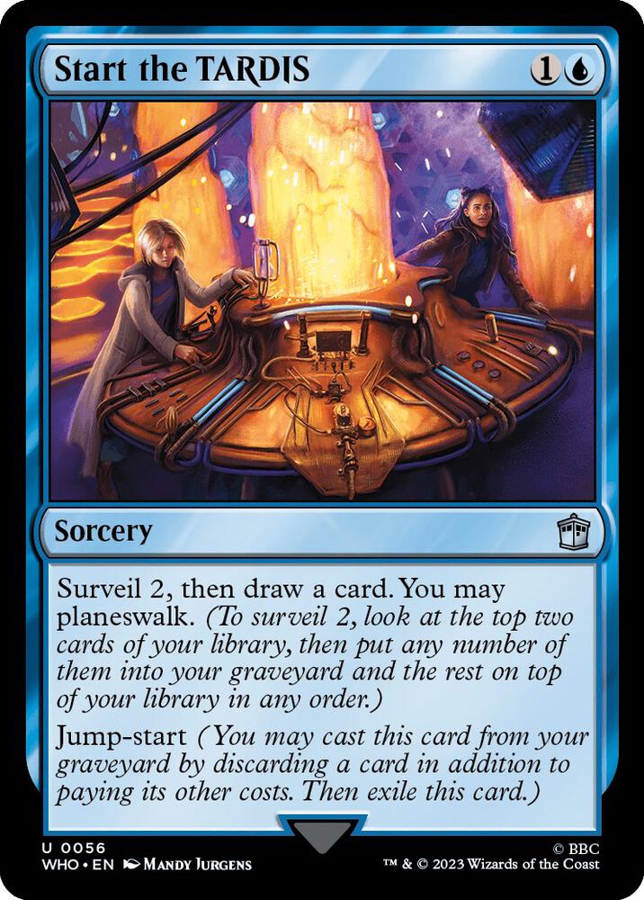 Start the TARDIS - Universes Beyond: Doctor Who - Magic: The Gathering Start the TARDIS - Universes Beyond: Doctor Who - Magic: The Gathering