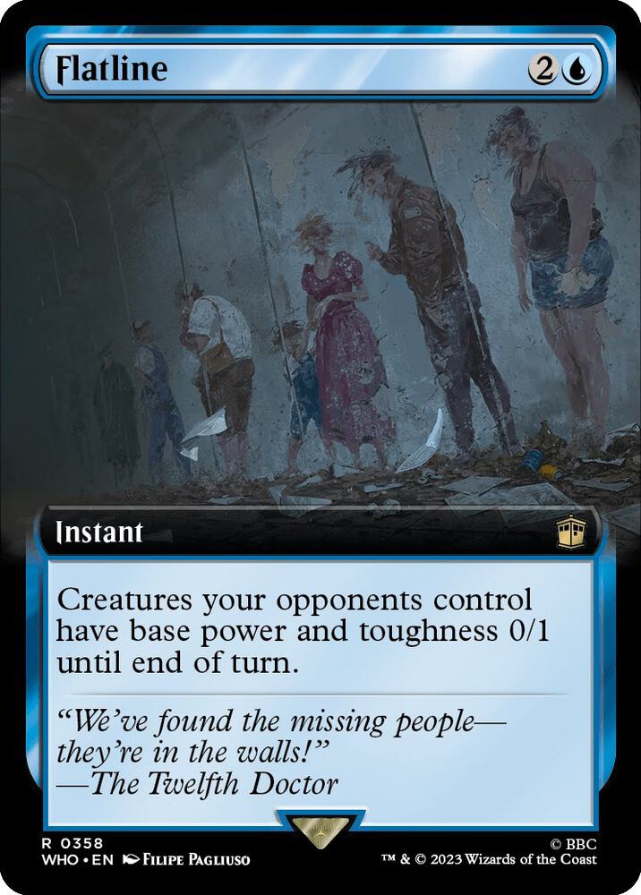 Flatline (Extended Art) 358 card