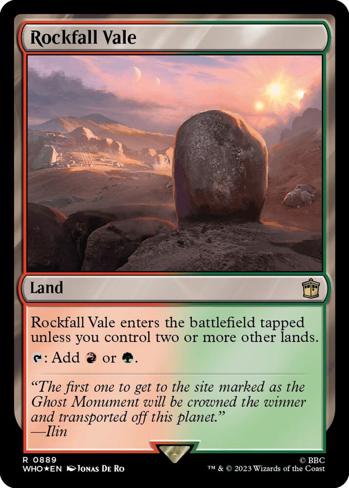 Rockfall Vale (Surge Foil) 889 card