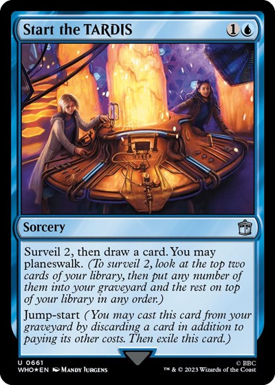 Start the TARDIS (Surge Foil)