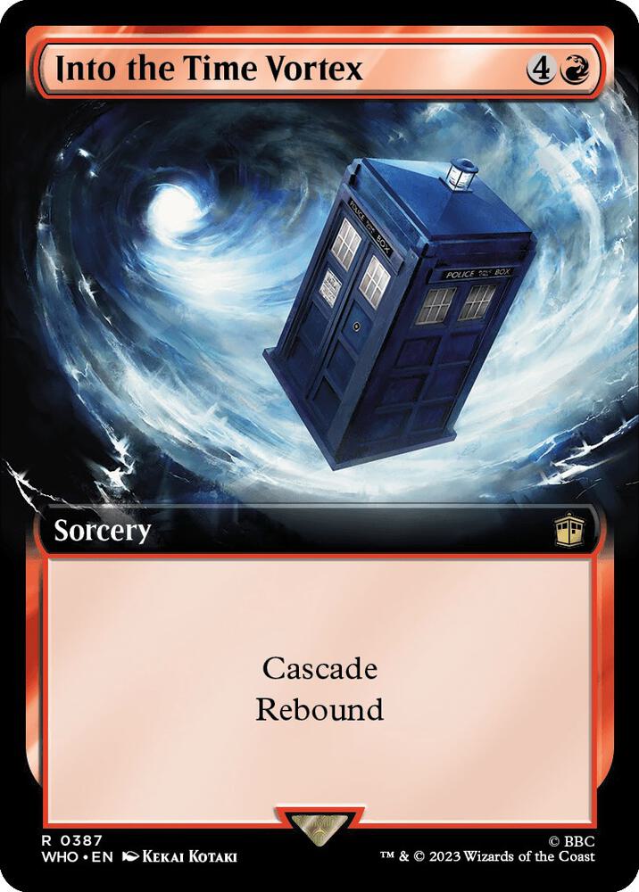 Into the Time Vortex (Extended Art) 387 card