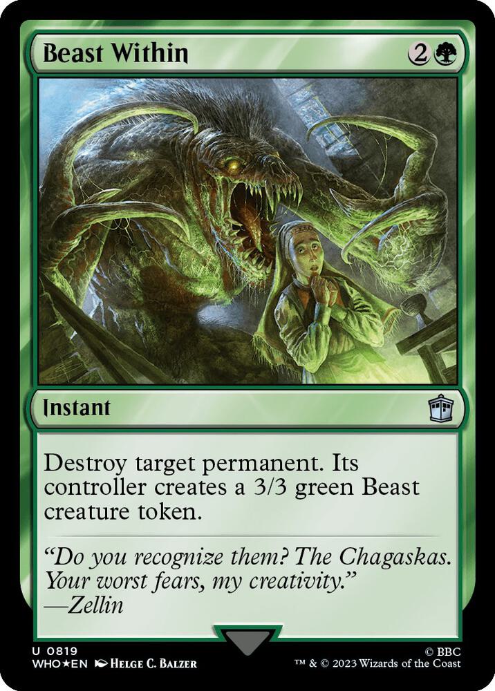 Beast Within (Surge Foil) - Universes Beyond: Doctor Who - Magic
