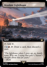 Desolate Lighthouse (Extended Art) (Surge Foil) - Universes Beyond: Doctor Who - Magic: The Gathering card