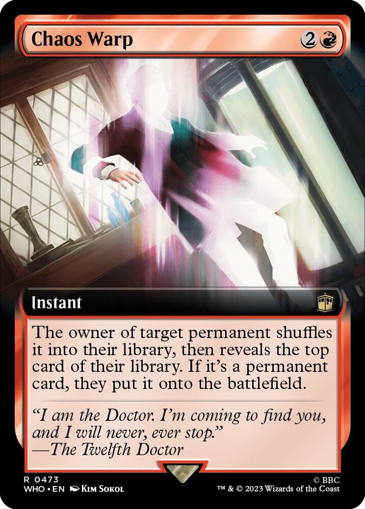 Chaos Warp (Extended Art) 473 card