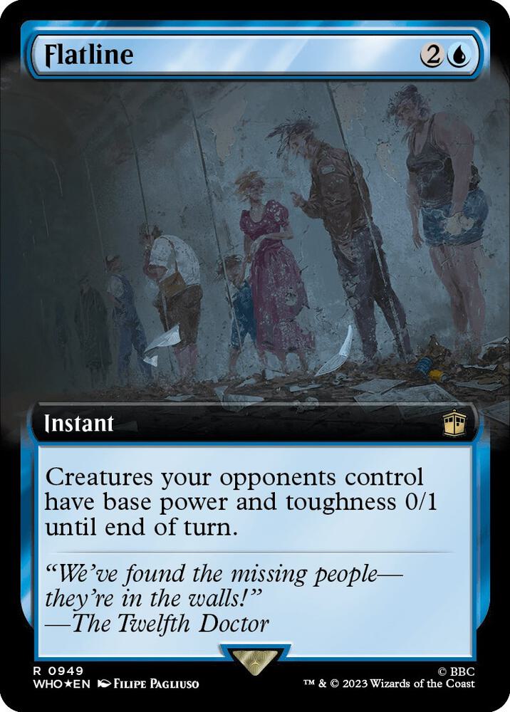 Flatline (Extended Art) (Surge Foil) 949 card