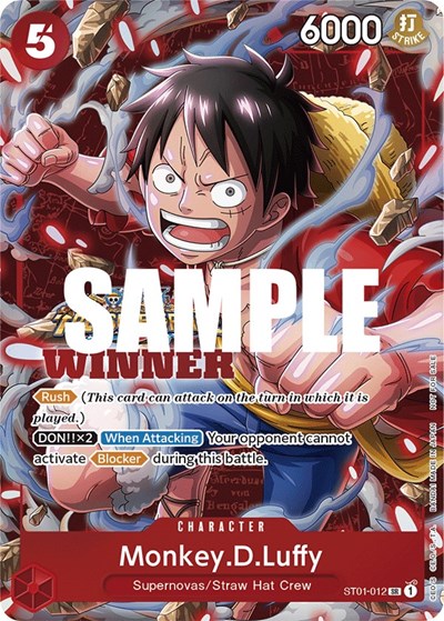 Monkey.D.Luffy (Winner Pack Vol. 5) One Piece Promotion Cards card price