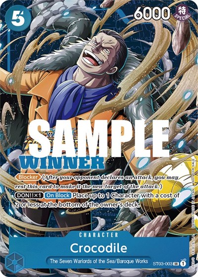 Crocodile (Winner Pack Vol. 5) One Piece Promotion Cards card price