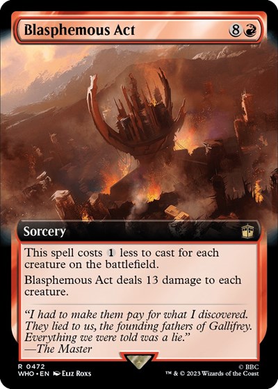 Blasphemous Act (Extended Art)