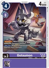 Gotsumon (Starter Deck 16: Wolf of Friendship)