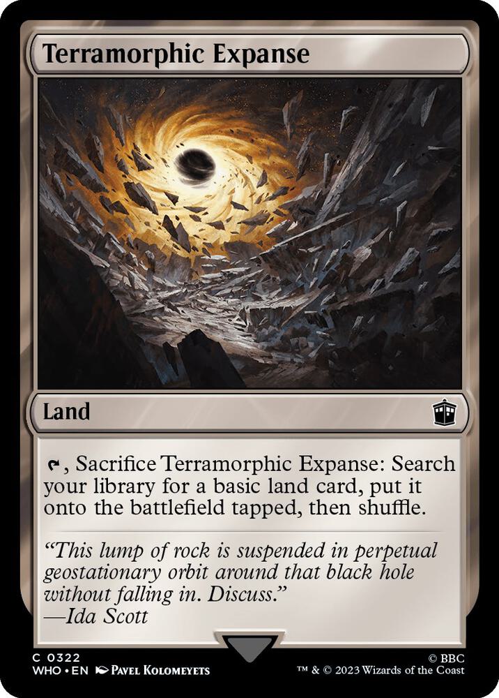 Terramorphic Expanse 322 card