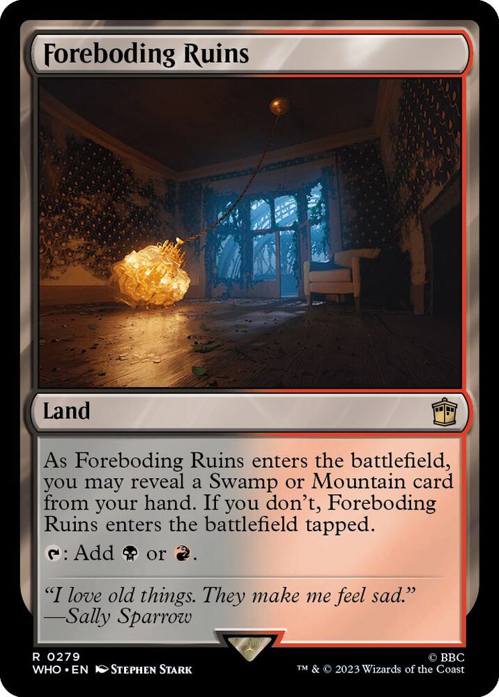 Foreboding Ruins 279 card