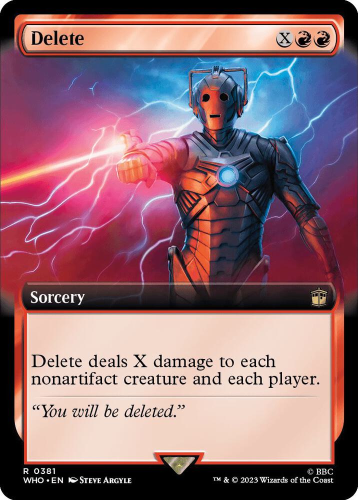Delete (Extended Art) 381 card