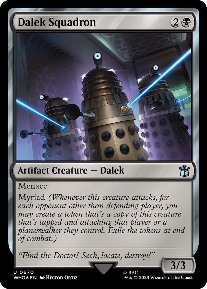 Dalek Squadron (Surge Foil) 670 card