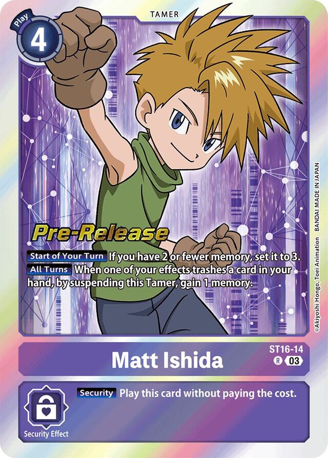 Matt Ishida ST16-14 R card