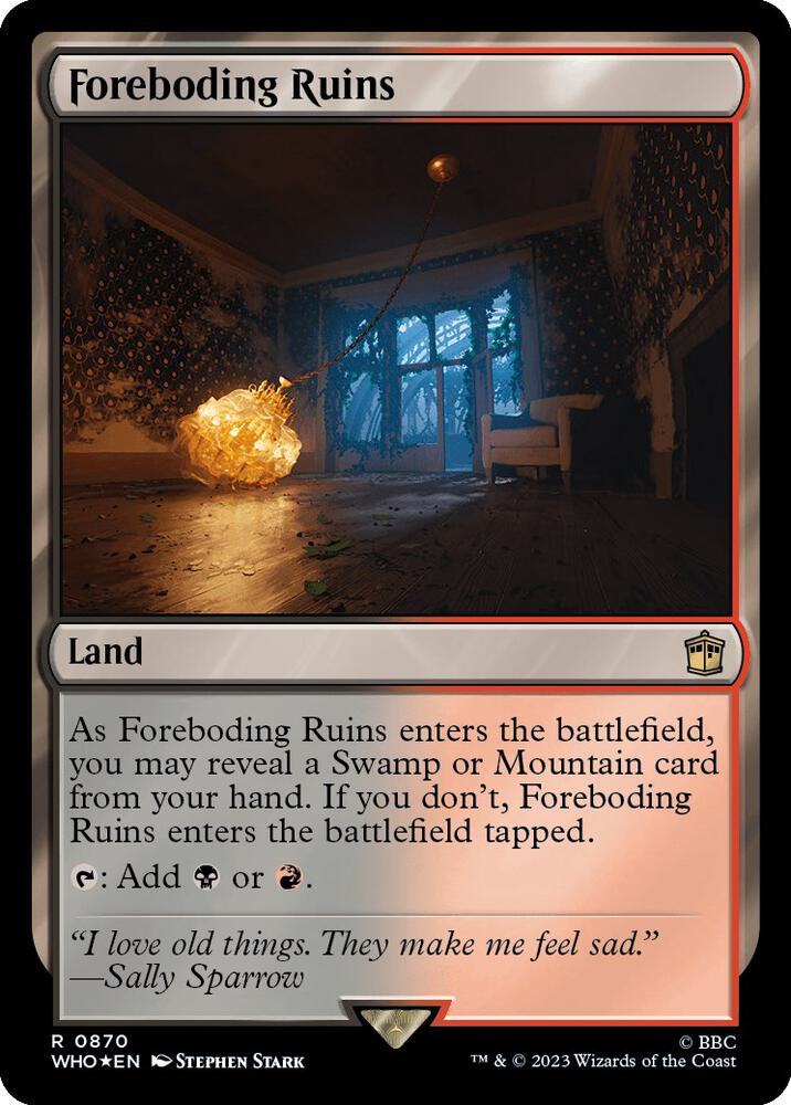 Foreboding Ruins (Surge Foil) 870 card