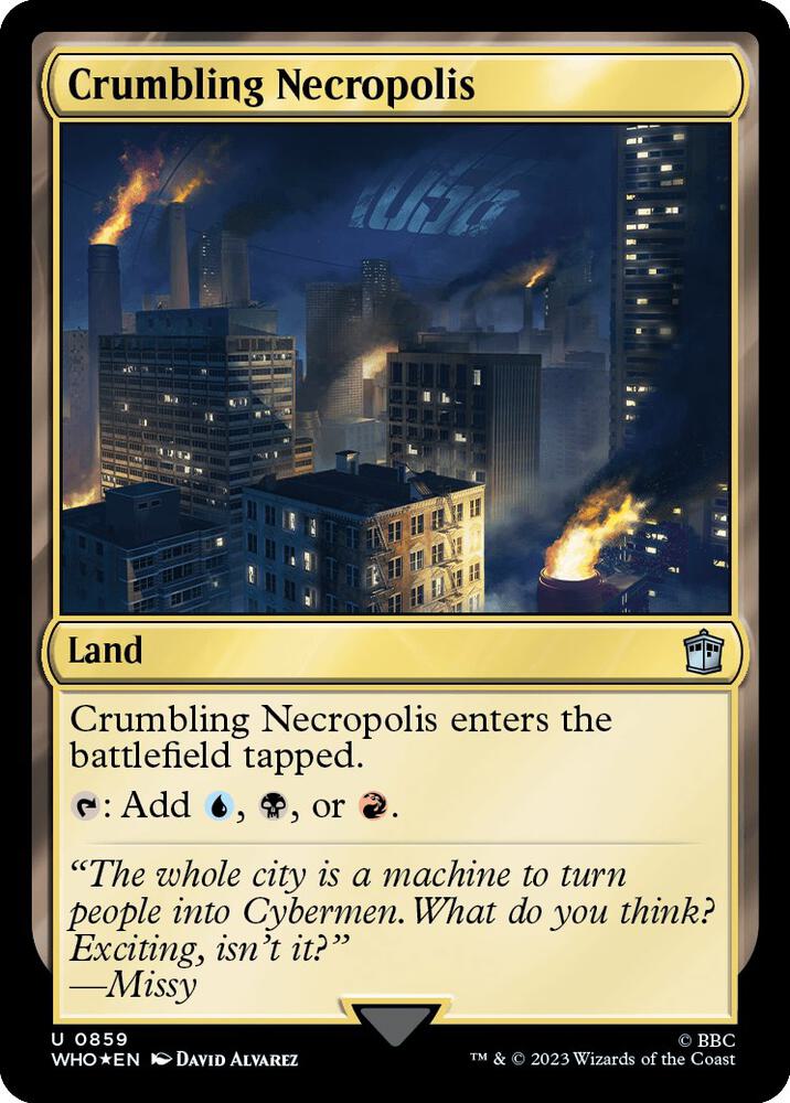 Crumbling Necropolis (Surge Foil) 859 card