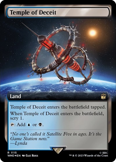 Temple of Deceit (Extended Art) (Surge Foil)