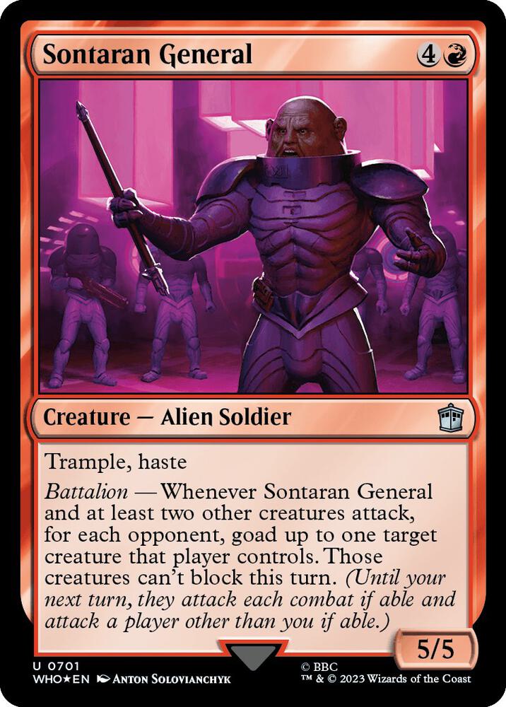 Sontaran General (Surge Foil) 701 card