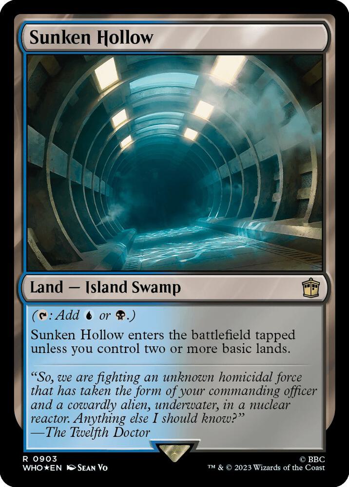 Sunken Hollow (Surge Foil) - Universes Beyond: Doctor Who - Magic