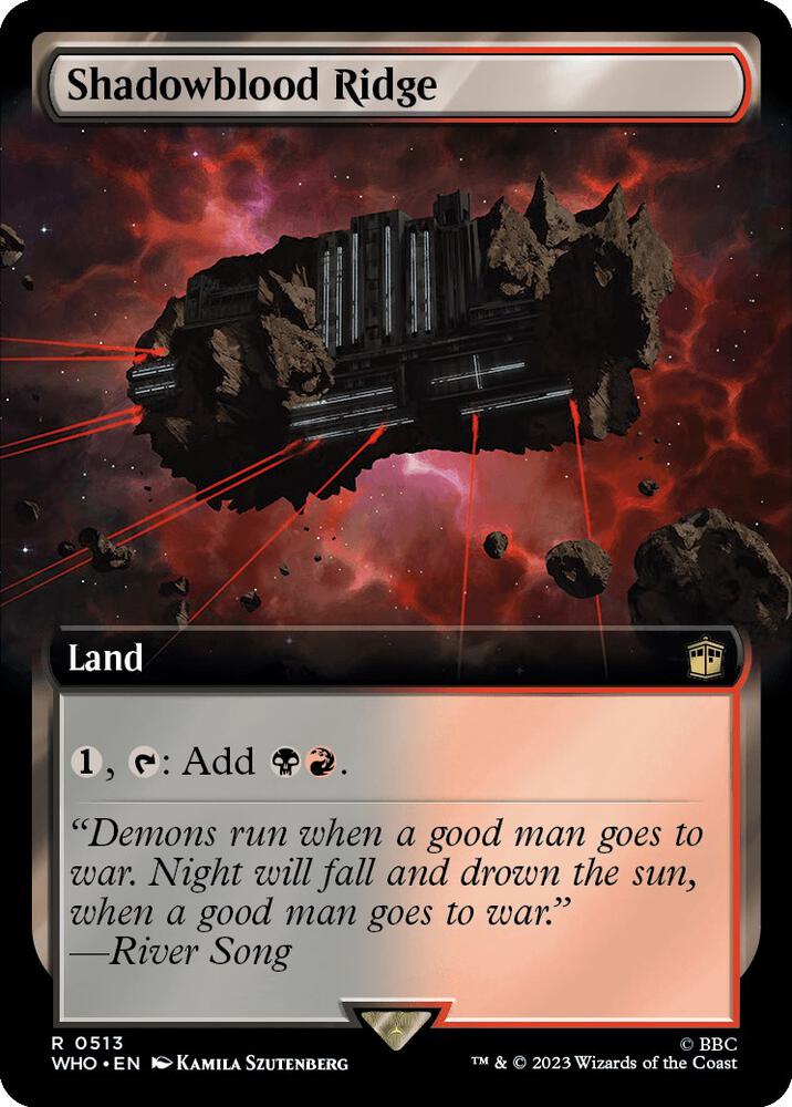 Shadowblood Ridge (Extended Art) 513 card