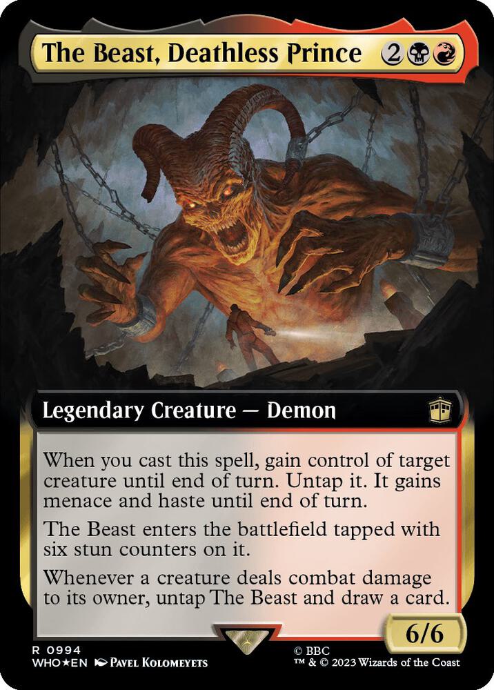 The Beast, Deathless Prince (Extended Art) (Surge Foil