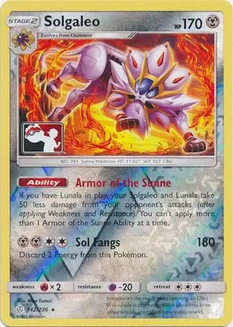 Solgaleo 142/236 from League & Championship Cards