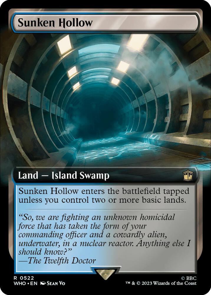 Sunken Hollow (Extended Art) 522 card