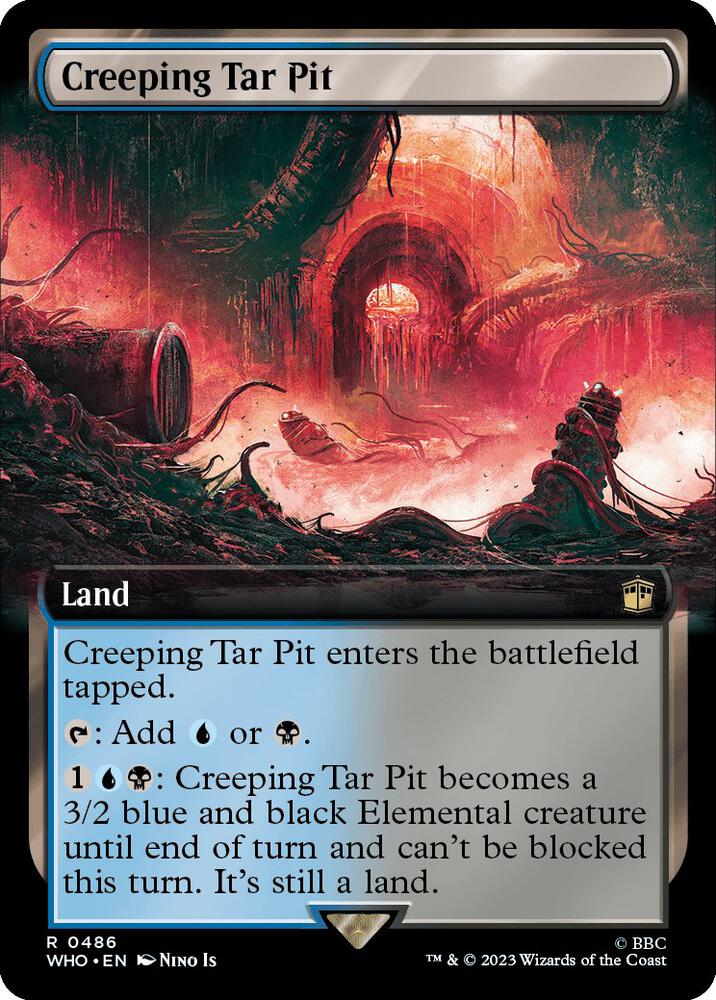 Creeping Tar Pit (Extended Art) 486 card