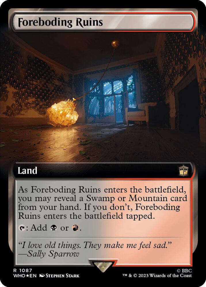 Foreboding Ruins (Extended Art) (Surge Foil) 1087 card