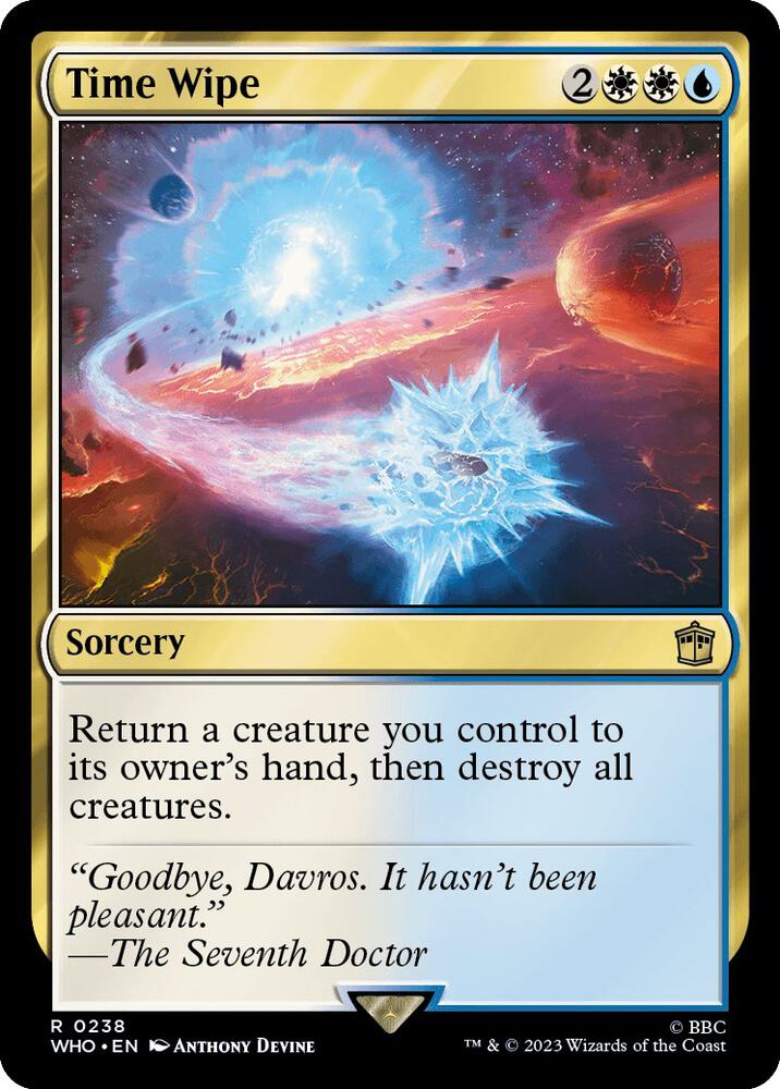 Time Wipe - Universes Beyond: Doctor Who - Magic: The Gathering -  TCGplayer.com