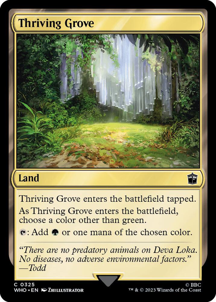 Thriving Grove - Universes Beyond: Doctor Who - Magic: The