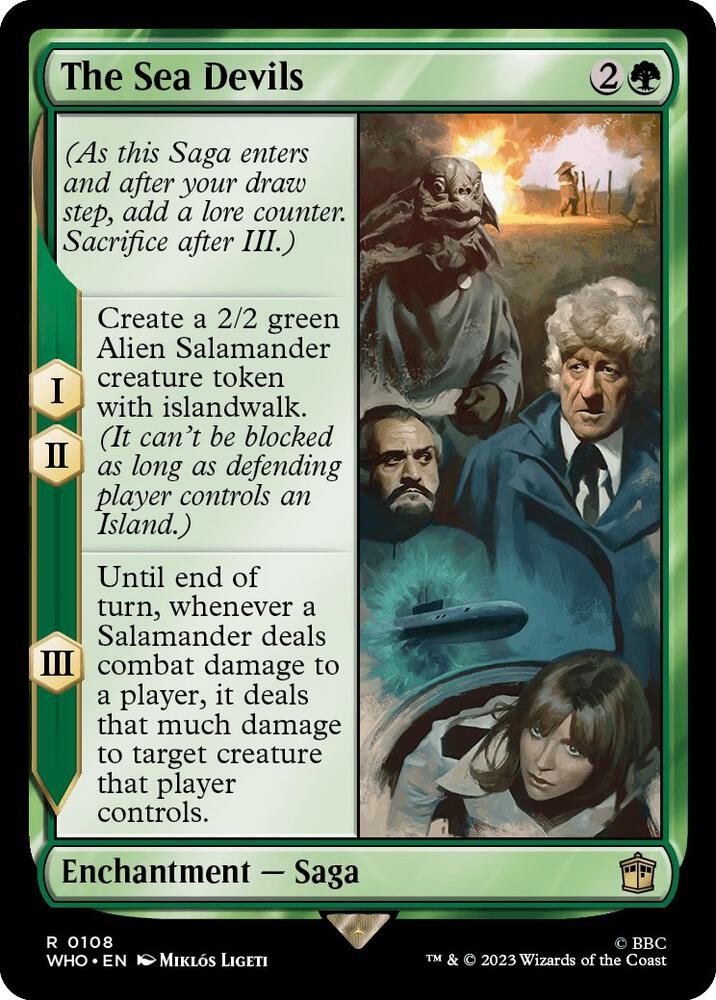 The Sea Devils 108 card