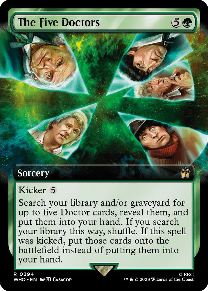 The Five Doctors (Extended Art) 394 card