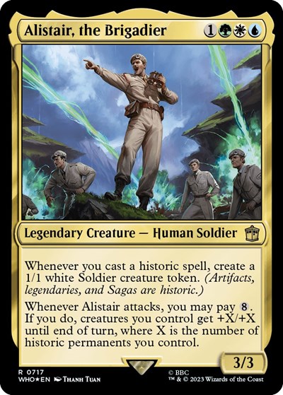 Alistair, the Brigadier (Surge Foil)