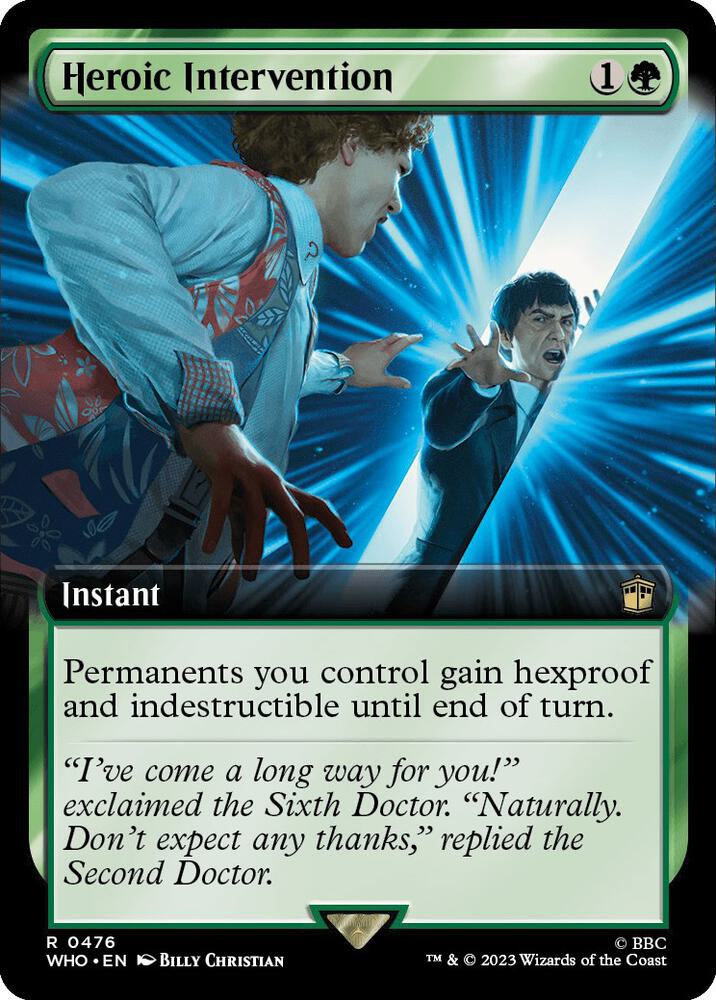 Heroic Intervention (Extended Art) 476 card