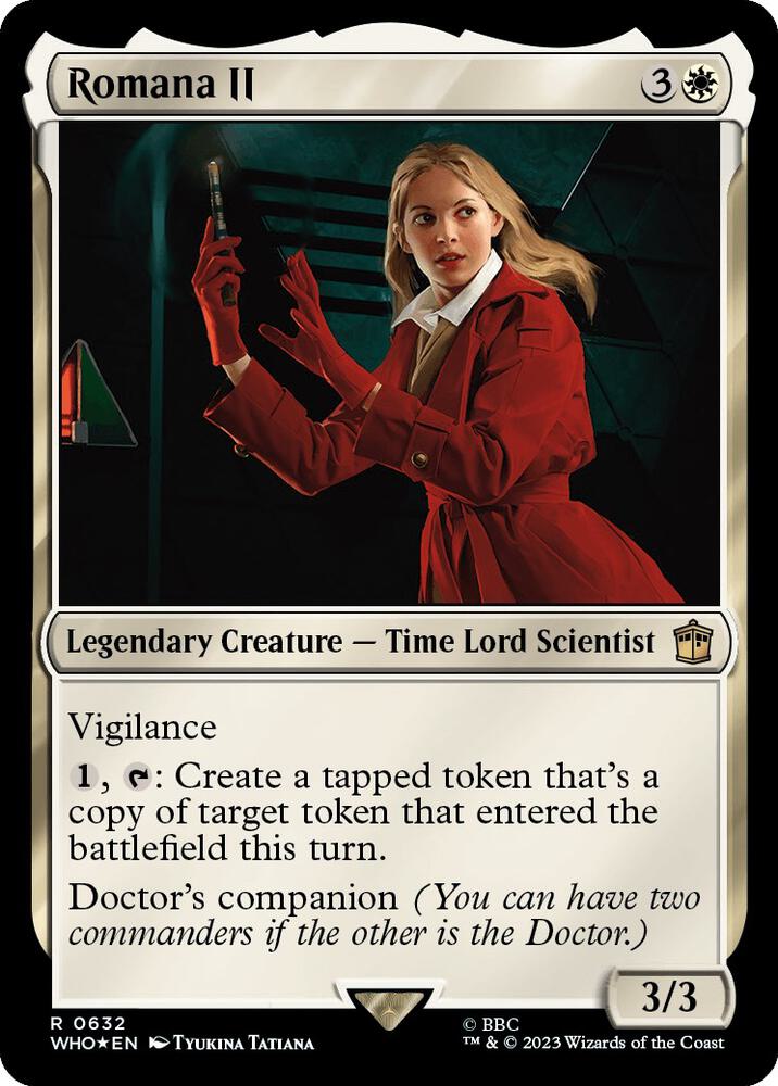 Romana II (Surge Foil) - Universes Beyond: Doctor Who - Magic: The ...