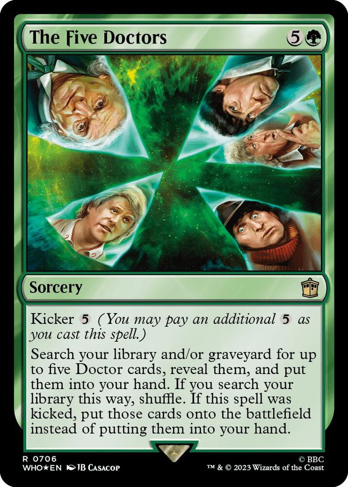 The Five Doctors (Surge Foil) 706 card