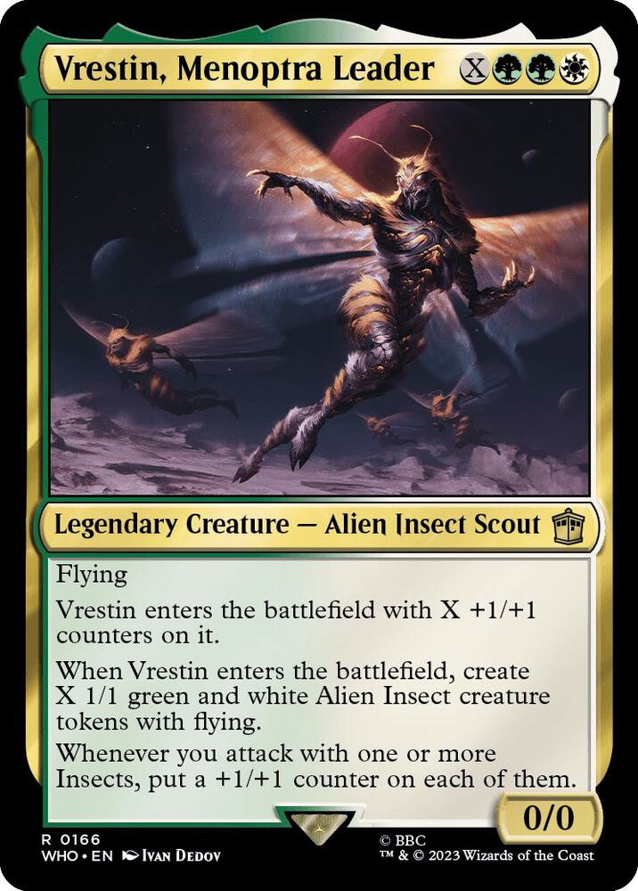 Vrestin, Menoptra Leader 166 card