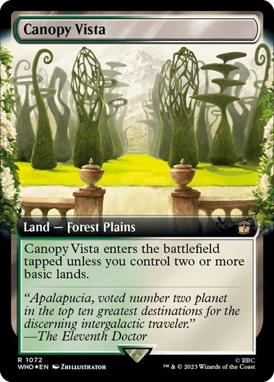 Canopy Vista (Extended Art) (Surge Foil)