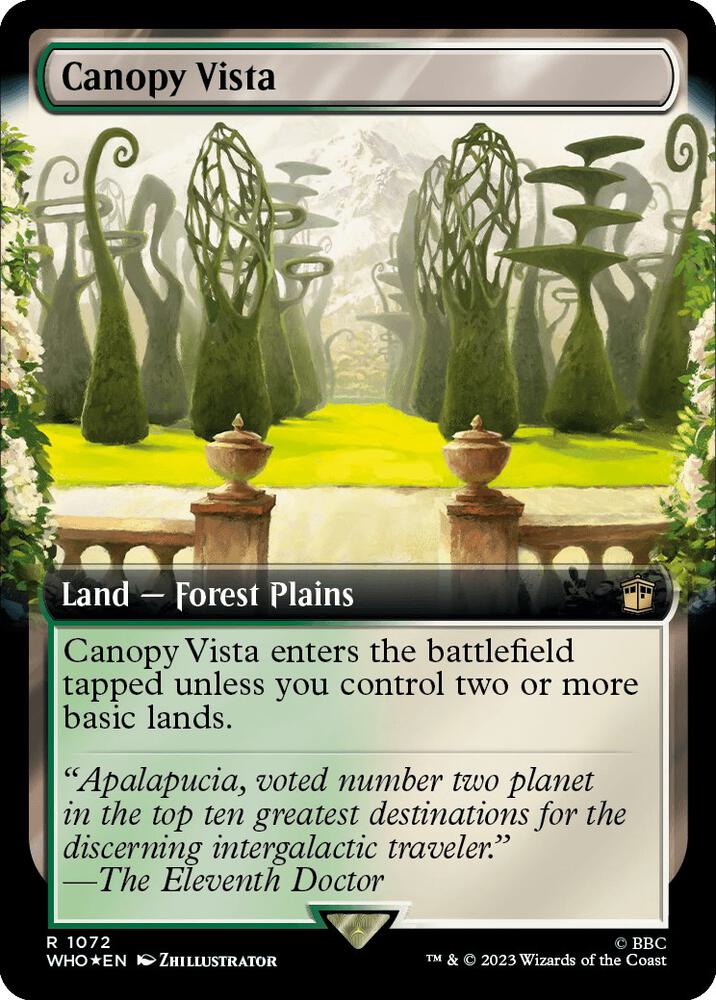 Canopy Vista (Extended Art) (Surge Foil)