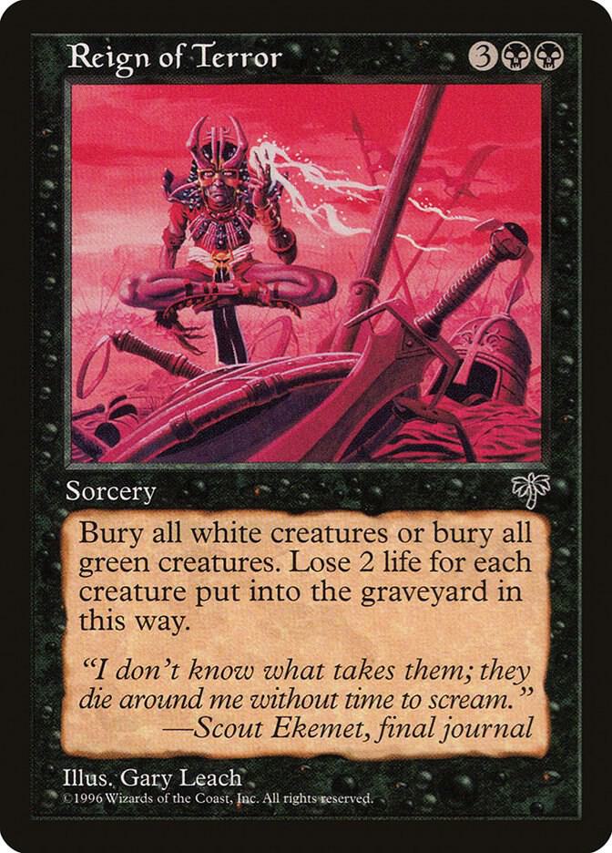 Reign of Terror - Mirage - Magic: The Gathering Reign of Terror - Mirage - Magic: The Gathering
